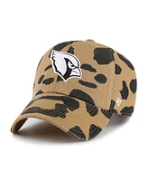 Women's '47 Brand Tan Arizona Cardinals Rosette Clean Up Adjustable Hat