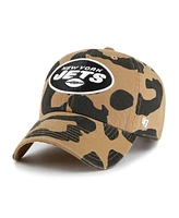Women's '47 Brand Tan New York Jets Rosette Clean Up Adjustable Hat