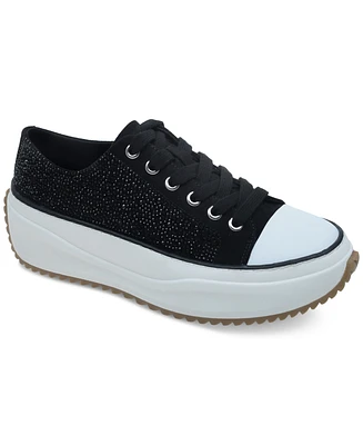 Wild Pair Highfive Lace-Up Low-Top Sneakers