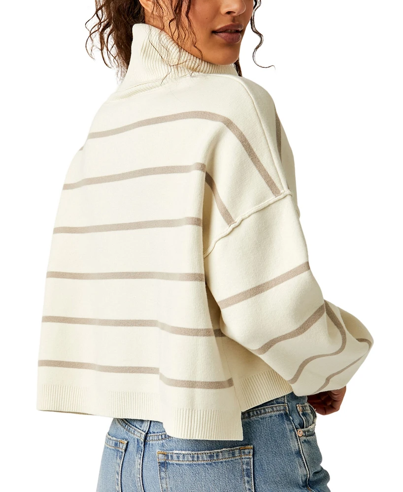 Free People Women's Paulie Turtleneck Long-Sleeve Sweater