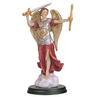 Fc Design 5"H Archangel Michael Statue Saint Michael The Strongest Angel Holy Figurine Religious Decoration Home Decor Perfect Gift for House Warming,