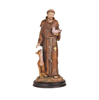 Fc Design 12"H Saint Francis Statue St. Francis of Assisi Holy Figurine Religious Decoration Home Decor Perfect Gift for House Warming, Holidays and B