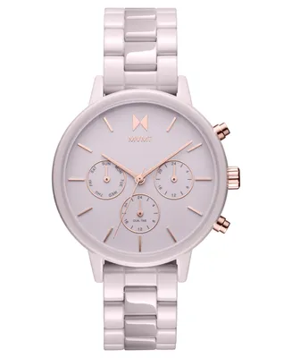 Mvmt Women's Nova Ceramic Blush Ceramic Bracelet Watch 38mm