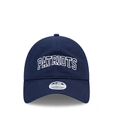 Women's New Era Navy New England Patriots Collegiate 9TWENTY Adjustable Hat