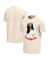 Men's Tan Aaliyah Washed Graphic T-shirt
