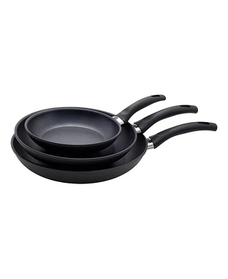 Ballarini Arezzo Aluminum 3 Piece Fry Pan Set