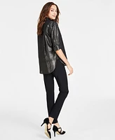 Gloria Vanderbilt Women's Tummy-Control Pull-On Slim Trousers, Regular, Short & Long
