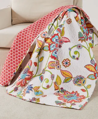 Levtex Clementine Spring Reversible Quilted Throw, 50" x 60"