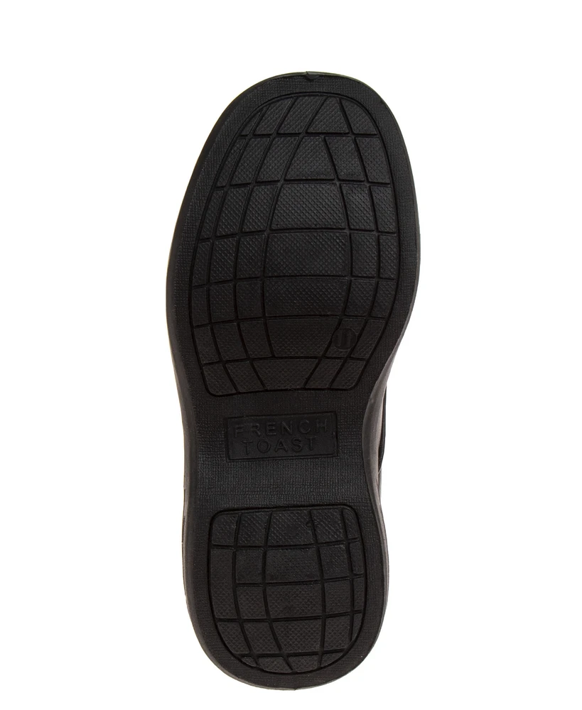 French Toast Toddler Boys School Hook and Loop Closure Shoes