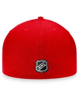 Men's Fanatics Red Ottawa Senators Core Primary Logo Fitted Hat