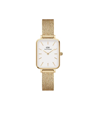 Daniel Wellington Women's Quadro Evergold Gold-Tone Stainless Steel Watch 20 x 26mm