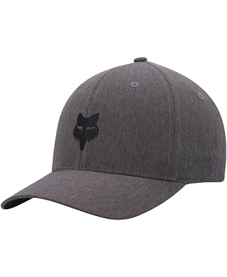 Men's Black Fox Racing Logo Flex Hat