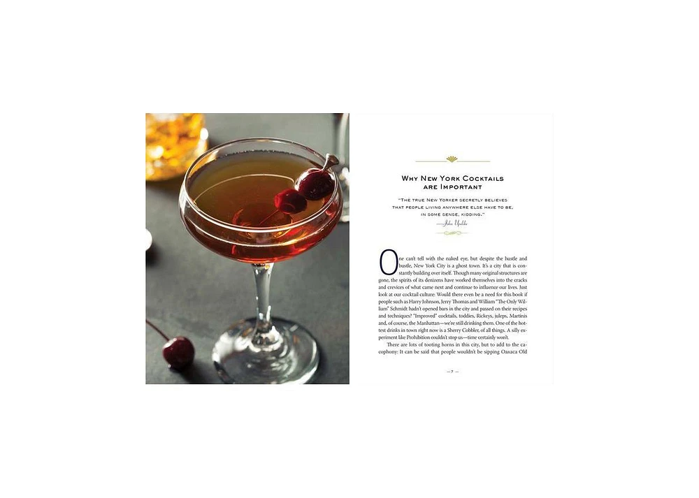 New York Cocktails- An Elegant Collection of over 100 Recipes Inspired by the Big Apple (Travel Cookbooks, Nyc Cocktails and Drinks, History of Cockta