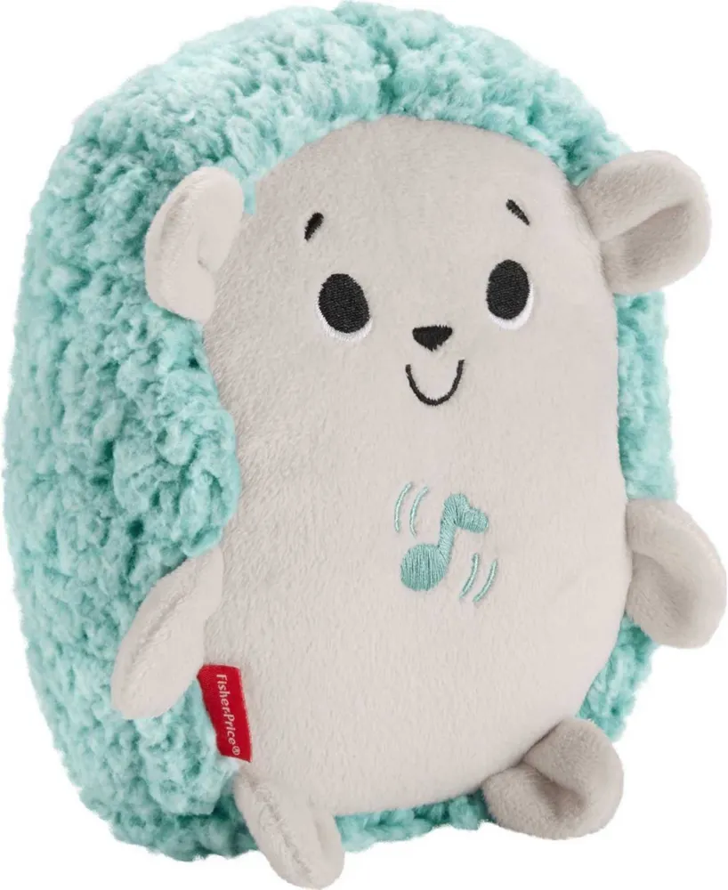 Fisher Price Calming Vibes Hedgehog Soother, Portable Infant Plush Pal