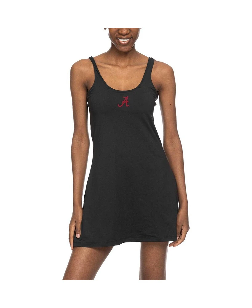Women's ZooZatz Black Alabama Crimson Tide Logo Scoop Neck Dress