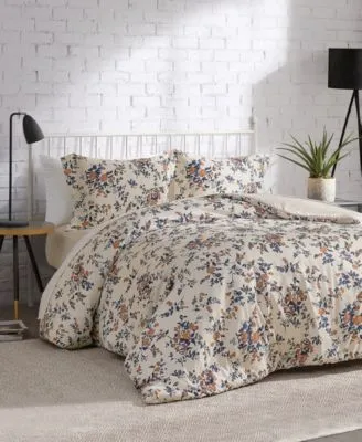 Lucky Brand Garden Bouquet Reversible Microfiber Duvet Cover Sets