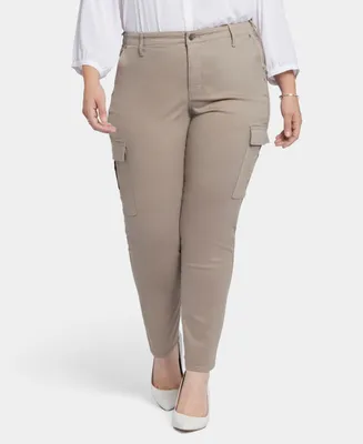 Nydj Plus Size Sheri Slim Cargo Jeans