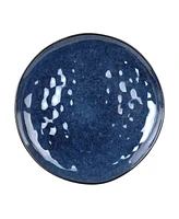 Elama Samara Blue 12 Pc. Dinnerware Set, Service for 4