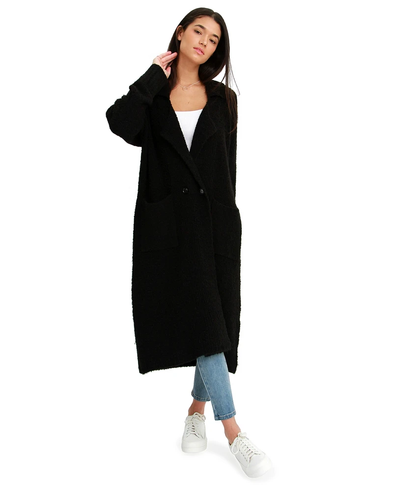 Belle & Bloom Women's Born To Run Sustainable Sweater Coat