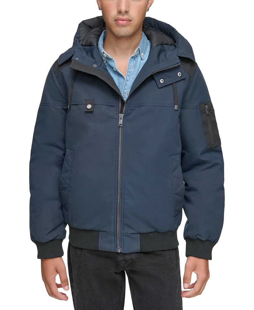 Marc New York Men's Wolmar Hooded Bomber Jacket