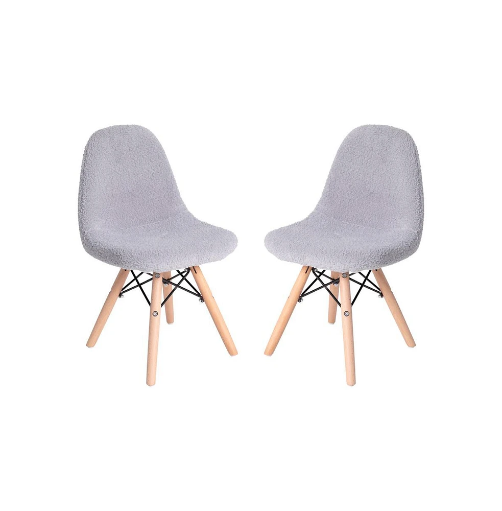 Set Of 2 Children'S Lyon Accent Chairs, Modern Chair For Bedroom, Entryway, And Living Room