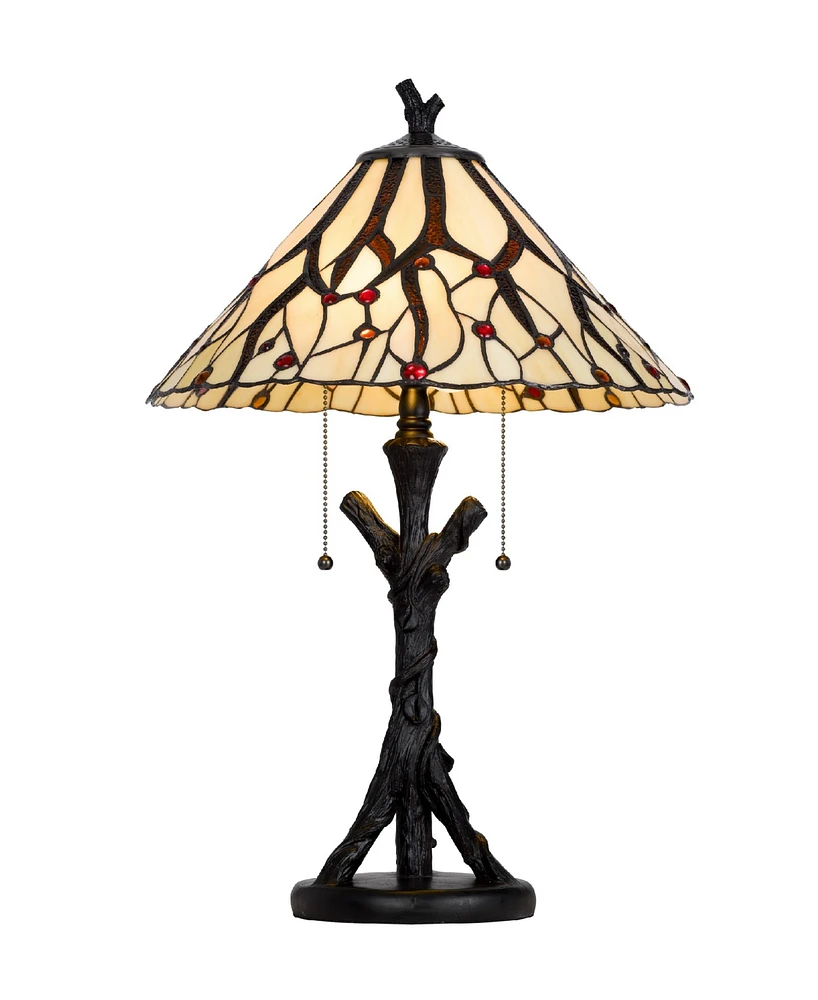 24" Height Metal and Resin Table Lamp