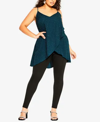 Plus Shine Hi Lo Cami Top