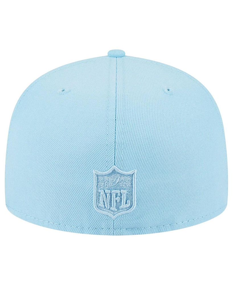 Men's New Era Light Blue Los Angeles Rams Color Pack Brights 59FIFTY Fitted Hat