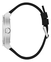 Guess Men's Multi-Function Black Silicone Watch 45mm