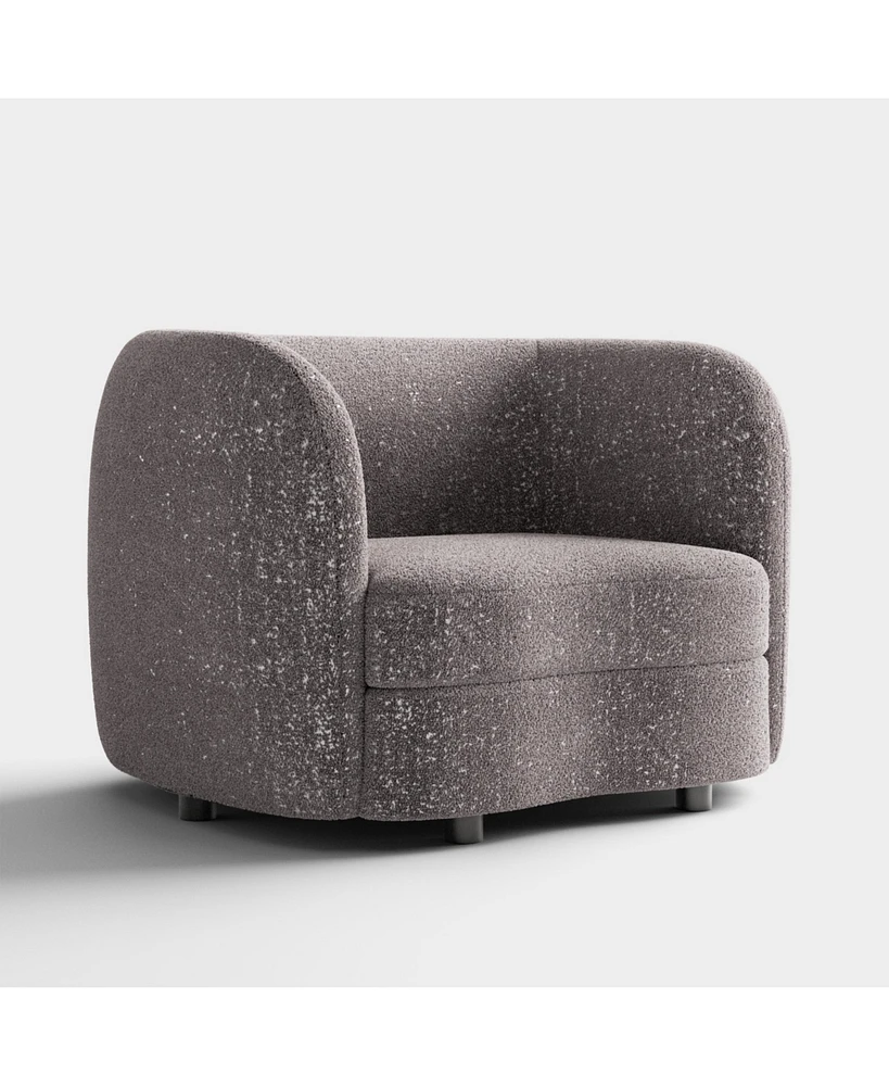 Isabella 43" Boucle Fabric Club Chair