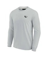 Men's and Women's Fanatics Signature Gray Oregon State Beavers Super Soft Long Sleeve T-shirt