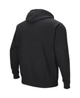 Men's Colosseum Black Tennessee Volunteers Sunrise Pullover Hoodie