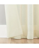 Hathaway Twist Tab Semi-Sheer Tab Top Curtain Panel