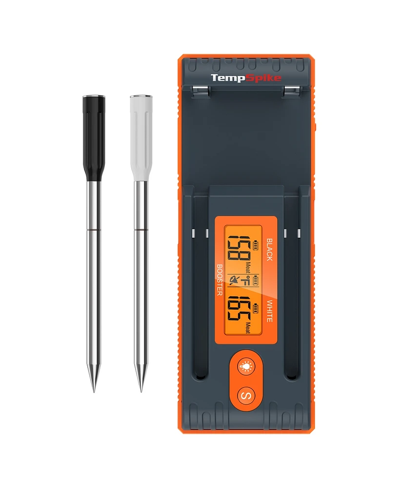 ThermoPro Pack of 1 Twin TempSpike 500' Truly Wireless Meat Thermometer with 2 Meat Probes