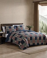Eddie Bauer Madrona Plaid Reversible 2-Piece Quilt Set, Twin
