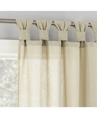 Hathaway Twist Tab Semi Sheer Tab Top Curtains