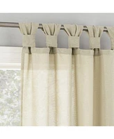 Hathaway Twist Tab Semi Sheer Tab Top Curtains