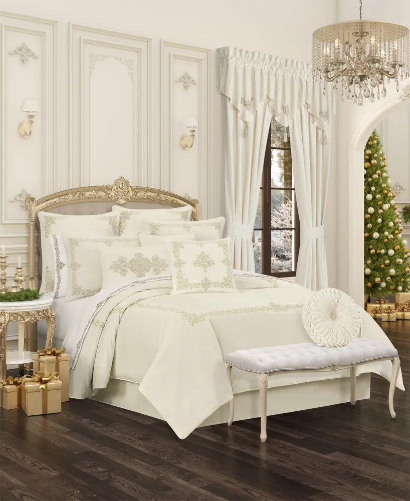 J Queen New York Noelle Boudoir Embellished Decorative Pillow, 15" x 22"