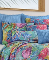 J by J Queen Hanalei Tropical 3-Pc Comforter Set