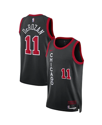 Men's and Women's Nike DeMar DeRozan Black Chicago Bulls 2023/24 Swingman Jersey - City Edition