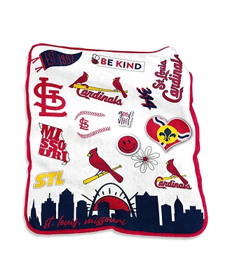 St. Louis Cardinals 50'' x 60'' Native Raschel Plush Throw Blanket