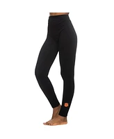 Women's ZooZatz Black Clemson Tigers Fleece Leggings