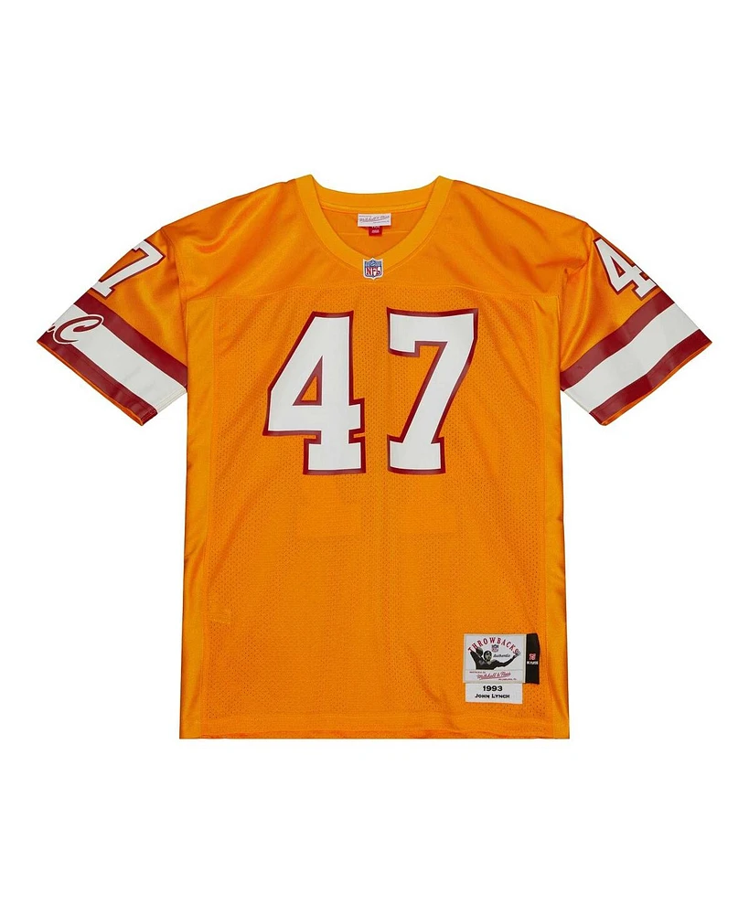 Men's Mitchell & Ness John Lynch Orange Tampa Bay Buccaneers 1993 Authentic Jersey