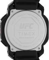 Timex Ufc Men's Knockout Digital Black Polyurethane Watch, 48mm