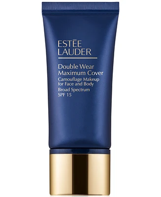 Double Wear 24-Hour Maximum Cover Camouflage Foundation for Face and Body Spf 15, 1 oz.