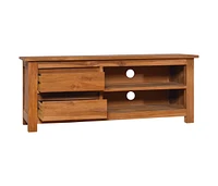 Tv Stand 39.4"x11.8"x15.7" Solid Wood Teak