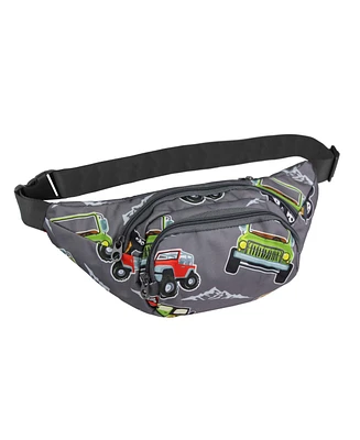 World Traveler Cars 14-Inch Fanny Pack Adjustable Crossbody Waist Pack