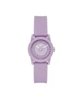 Skechers Women's Rosencrans Three-Hand, Purple-Tone Polycarbonate Watch