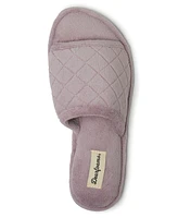 Dearfoams Women's Microfiber Terry Slide Slipper, Online Only