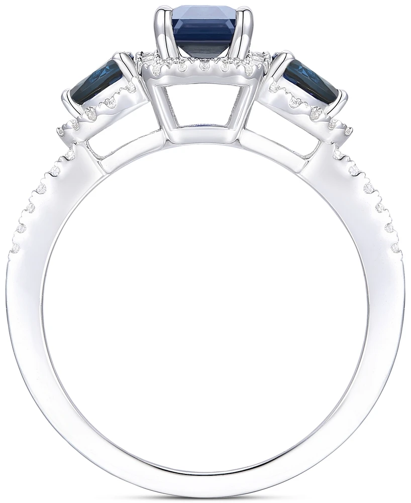 Emerald (1-1/3 ct. t.w.) & Diamond Ring (1/3 14k Gold (Also Ruby Sapphire)